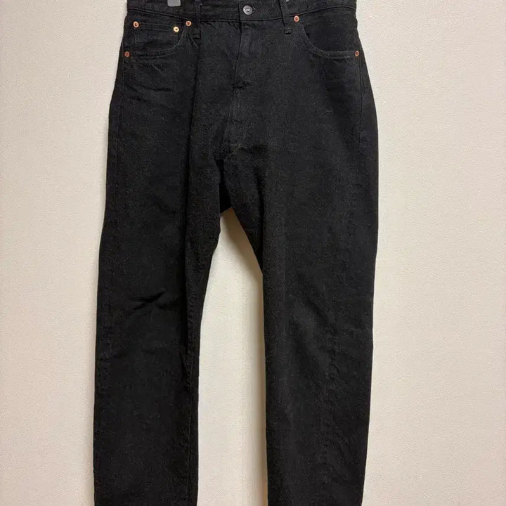 [BUNJANG] Kaptain Sunshine 5P Zipper Front Denim Pants Black One Wash 32 / 캡틴선샤인 5P 지퍼 프론트 데님 팬츠 블랙 원워시 32