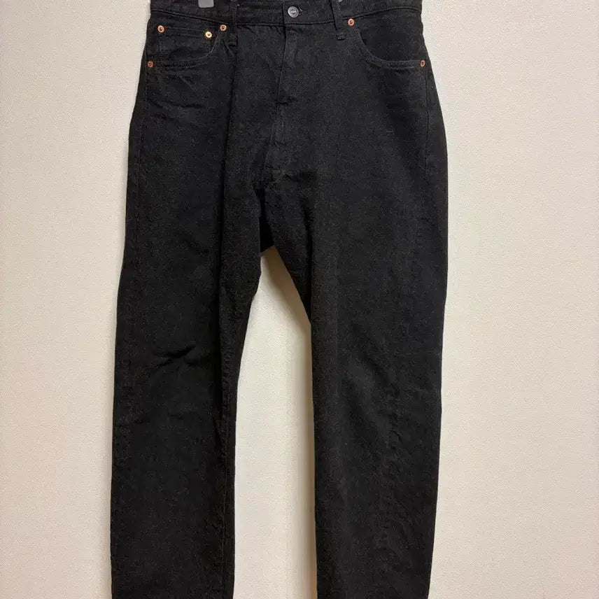 [BUNJANG] Kaptain Sunshine 5P Zipper Front Denim Pants Black One Wash 32 / 캡틴선샤인 5P 지퍼 프론트 데님 팬츠 블랙 원워시 32