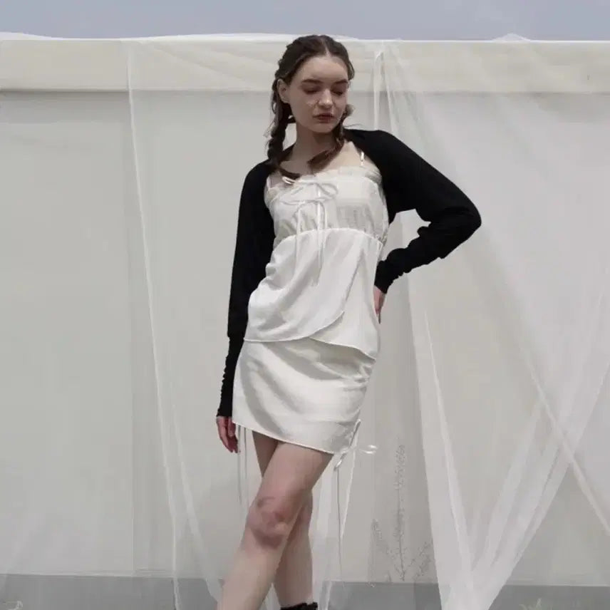 [BUNJANG] BELLIALEU Ribbon Skirt / BELLIALEU 벨리아르 자체제작 리본 스커트