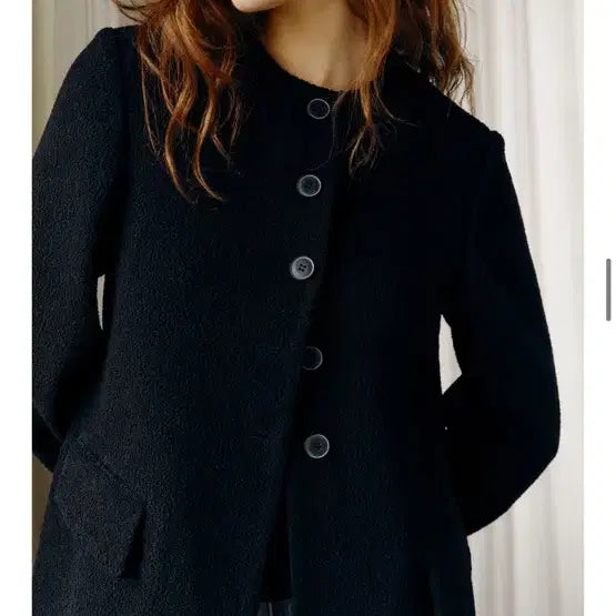 [BUNJANG] Joy Gryson Boucle Tweed Jacket Black Size 01 / 조이그라이슨 부클 트위드자켓 블랙 /01 사이즈