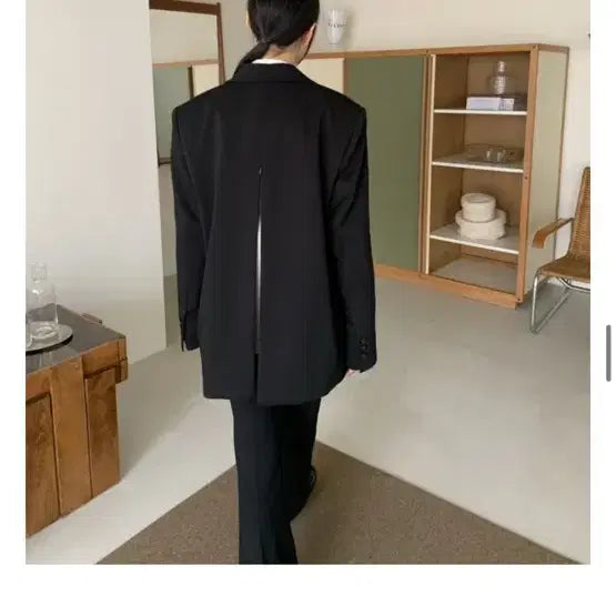 [BUNJANG] Understanding Slit Back Detail Casual Oversized Jacket / 새상품 ) 언더스탠딩 슬릿 오버 자켓 뒷트임 캐주얼 jk