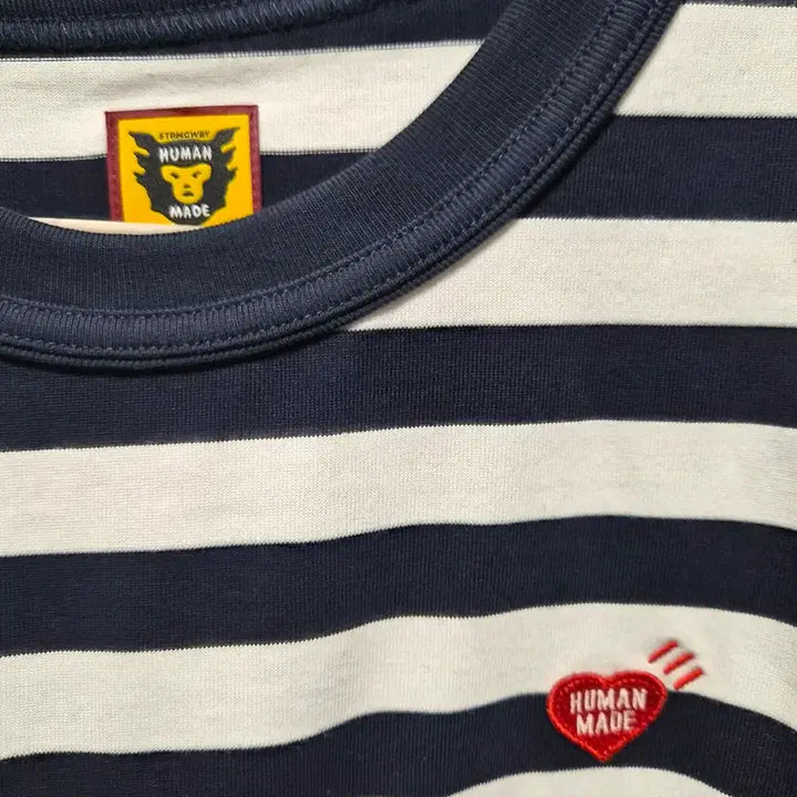 [BUNJANG] Human Made Stripe Long Sleeve T-Shirt / 휴먼메이드 스트라이프 긴팔티