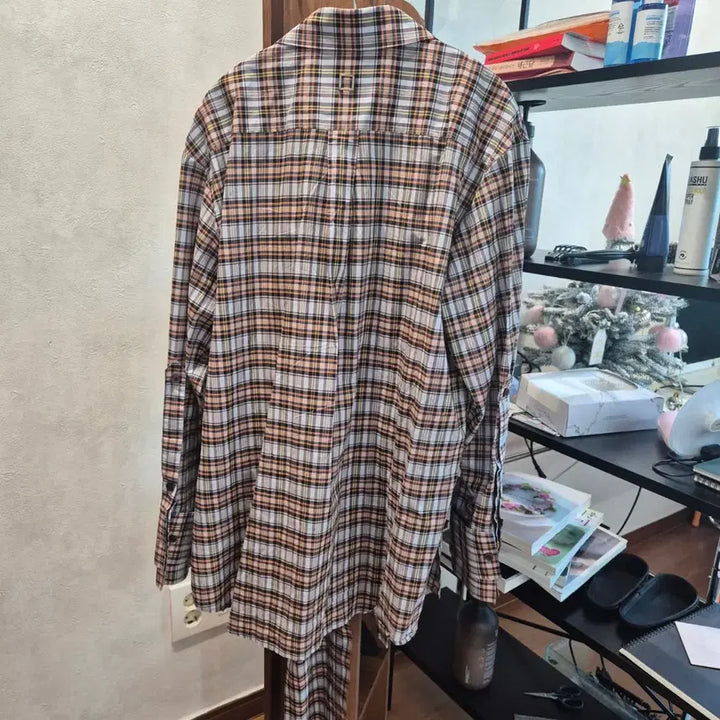 [SOLD OUT] 우영미 반내림 체크 셔츠 48사이즈