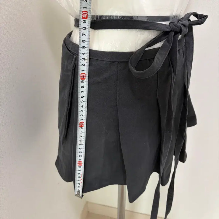 [BUNJANG] Black Wrap Skirt (Size S) / 랩 스커트 블랙