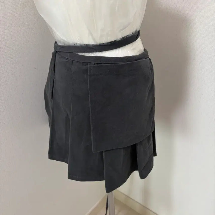 [BUNJANG] Black Wrap Skirt (Size S) / 랩 스커트 블랙