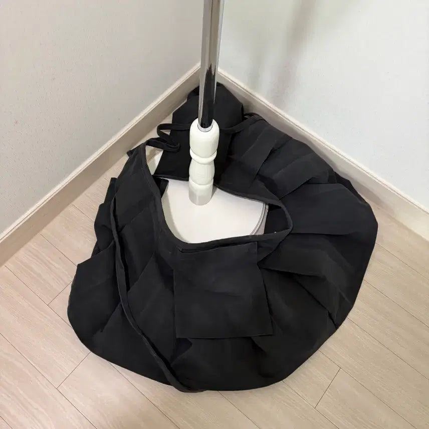 [BUNJANG] Black Wrap Skirt (Size S) / 랩 스커트 블랙
