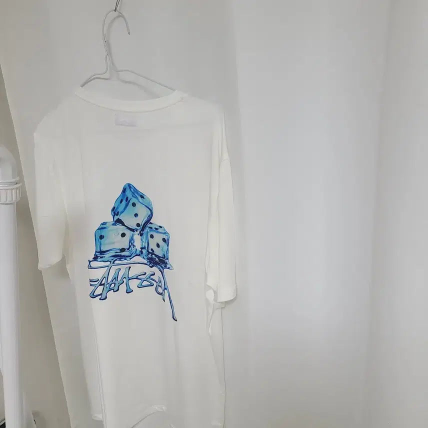 [BUNJANG] Stussy Dice T-shirt White (XL) / 스투시반팔 다이스 티셔츠 화이트기능성새상품엑스라지