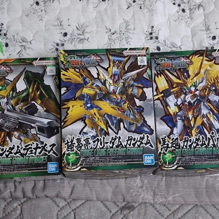 [BUNJANG] Bandai SD Sangoku Soketsuden Gundam Model Kit Set / 반다이 삼국창걸전 건담 프라모델 세트