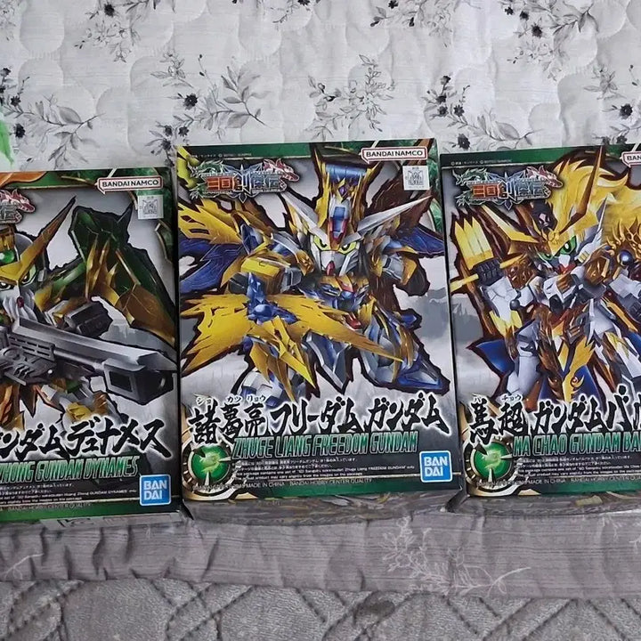 [BUNJANG] Bandai SD Sangoku Soketsuden Gundam Model Kit Set / 반다이 삼국창걸전 건담 프라모델 세트
