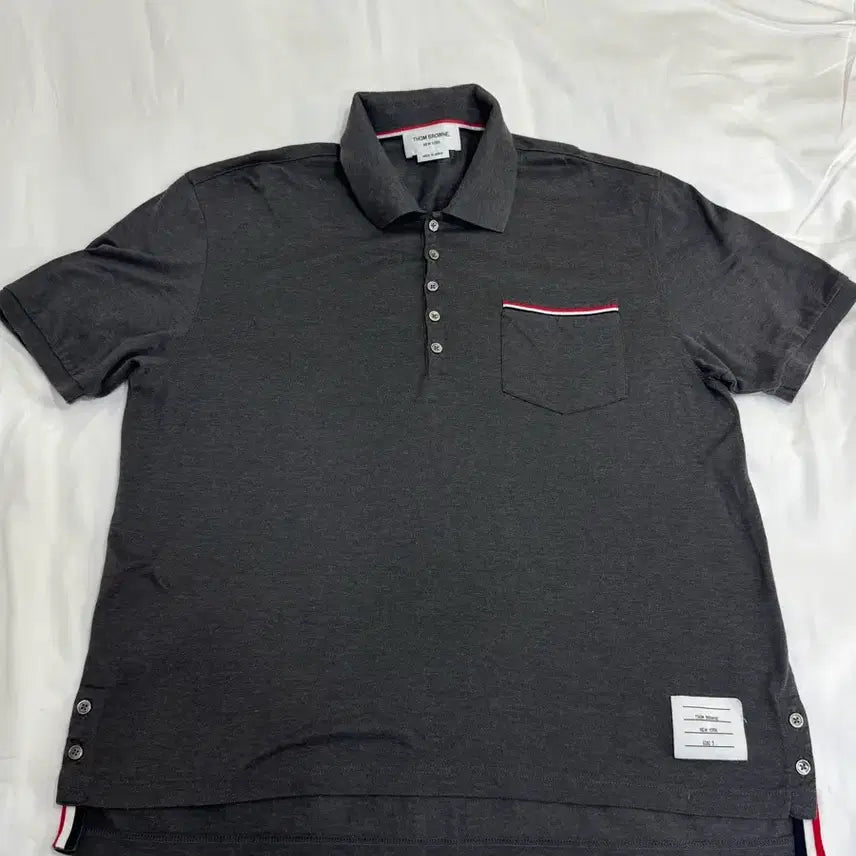 [BUNJANG] Thom Browne New Polo Shirt 5 Size / 톰브라운 신상 정품 새상품 남성 폴로셔츠 카라티 5사이즈
