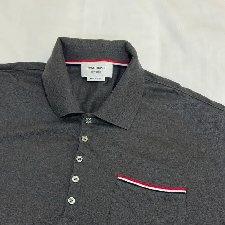 [BUNJANG] Thom Browne New Polo Shirt 5 Size / 톰브라운 신상 정품 새상품 남성 폴로셔츠 카라티 5사이즈