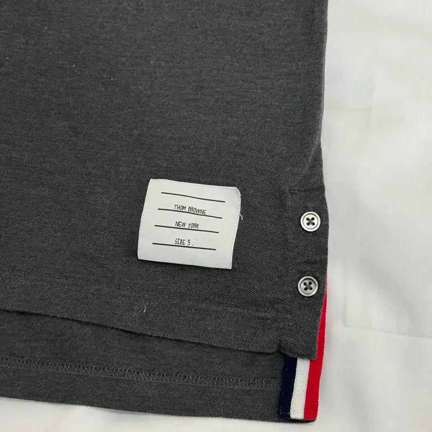 [BUNJANG] Thom Browne New Polo Shirt 5 Size / 톰브라운 신상 정품 새상품 남성 폴로셔츠 카라티 5사이즈