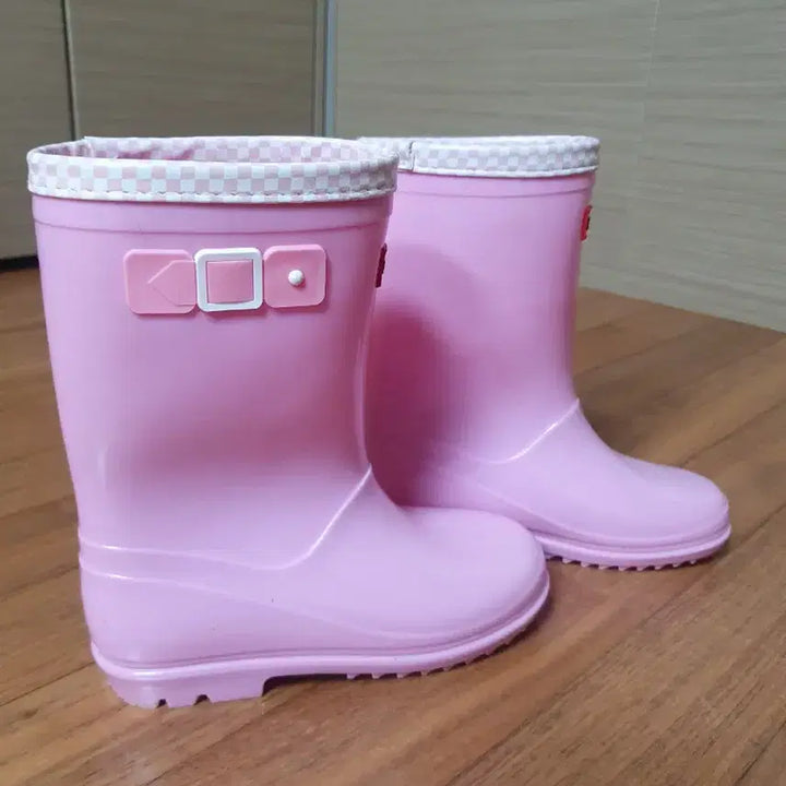 [BUNJANG] Paperplanes Pink Rain Boots Size 210 / (상태최고)210 페이퍼플레인 핑크색  레인부츠 장화