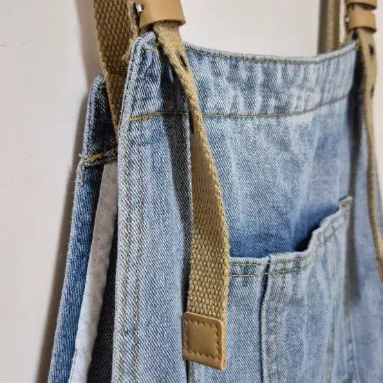 [BUNJANG] Denim Overall Pants / 데님 멜빵바지 S