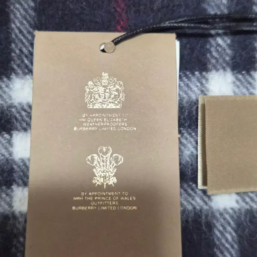 [BUNJANG] Burberry Cashmere Check Muffler / (정품) 버버리 캐시미어 체크 목도리 (명품 머플러 숄 스카프)