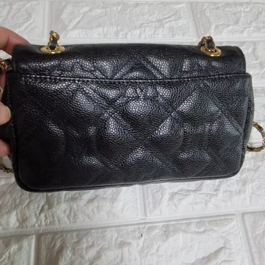 [BUNJANG] MCM Quilting Jane Mini Bag Black / 메트로시티 퀼팅 제인미니백 블랙