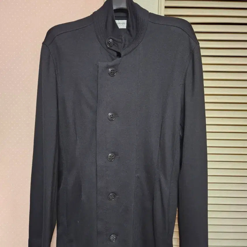 [BUNJANG] Armani Collezioni Wool-Cotton Blend China Collar Jacket / [명품] 아르마니 꼴레지오니 울-코튼 혼방 차이나카라 자켓