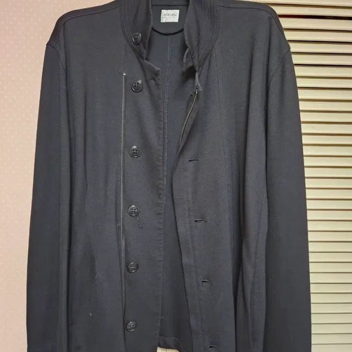 [BUNJANG] Armani Collezioni Wool-Cotton Blend China Collar Jacket / [명품] 아르마니 꼴레지오니 울-코튼 혼방 차이나카라 자켓
