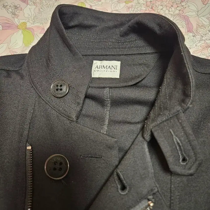 [BUNJANG] Armani Collezioni Wool-Cotton Blend China Collar Jacket / [명품] 아르마니 꼴레지오니 울-코튼 혼방 차이나카라 자켓