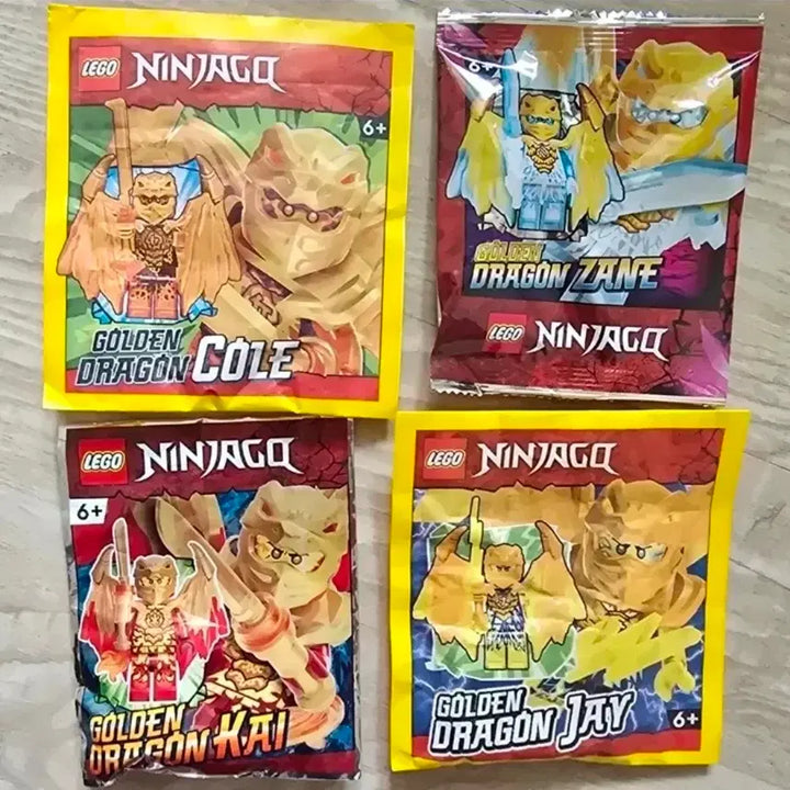 [BUNJANG] LEGO Ninjago Golden Dragon Kai, Jay, Cole, Zane 4-Figure Set / 레고 닌자고 골든 드래곤 카이 제이 콜 쟌 4종