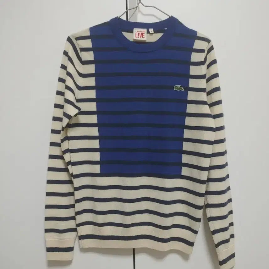 [SOLD OUT] 라코스테  퓨어울  얇은 니트 -95사이즈  상태좋음