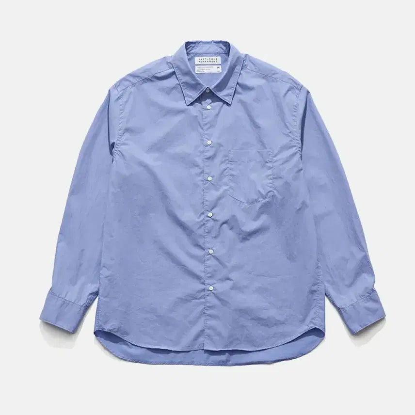 [BUNJANG] EASTLOGUE PERMANENT B.D Comfortable Shirt Sax / [XL] 이스트로그 퍼머넌트 BD 컴포터블 셔츠 삭스