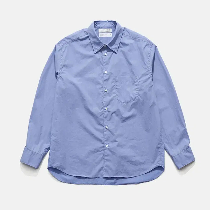 [BUNJANG] EASTLOGUE PERMANENT B.D Comfortable Shirt Sax / [XL] 이스트로그 퍼머넌트 BD 컴포터블 셔츠 삭스