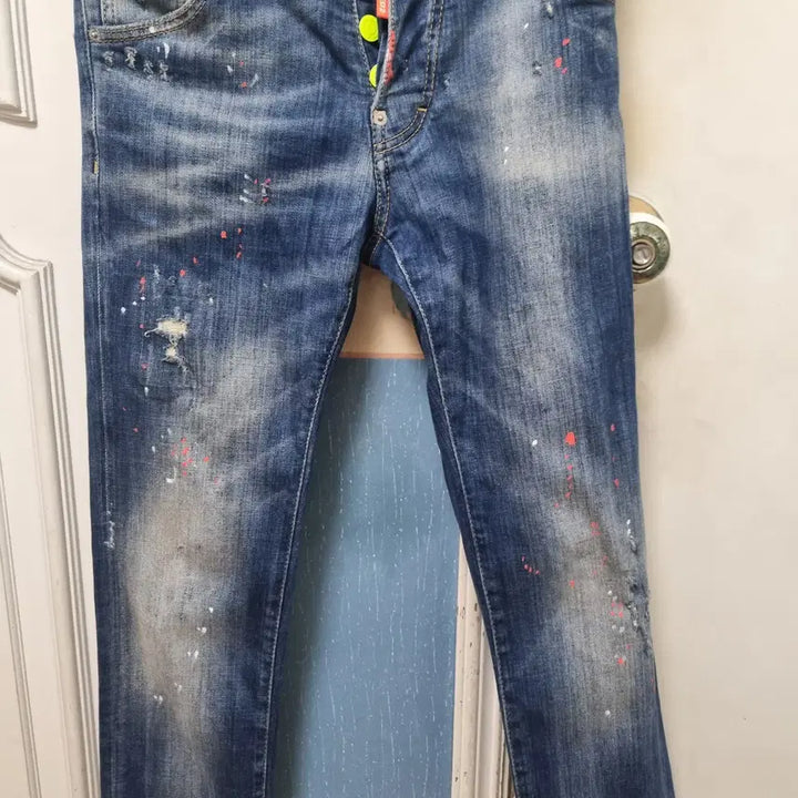 [BUNJANG] Dsquared2 Neon Jean Cool Guy Fit (Size 42) / 디스퀘어드2 네온진 쿨가이핏(42)