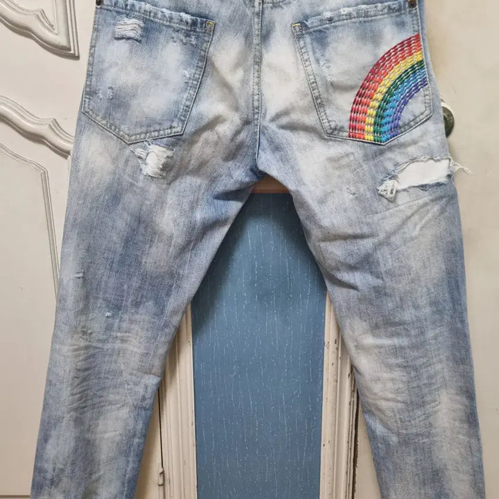 [BUNJANG] Dsquared2 Rainbow Cool Guy Fit Jeans / 디스퀘어드2 레인보우 쿨가이핏(44)