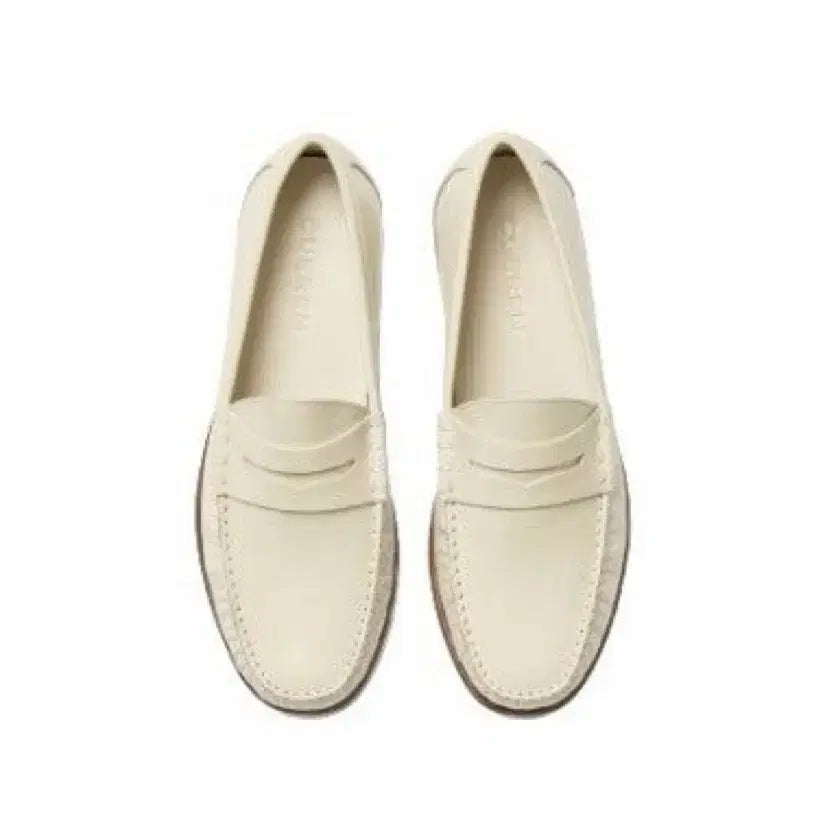 [BUNJANG] Cuern 2026 Dijon Penny Loafers - Ivory / 쿠에른 2026 바자 디종 페니로퍼 235 크림 아이보리
