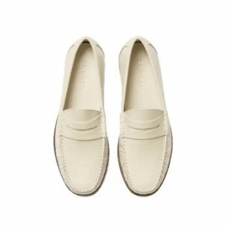[BUNJANG] Cuern 2026 Dijon Penny Loafers - Ivory / 쿠에른 2026 바자 디종 페니로퍼 235 크림 아이보리