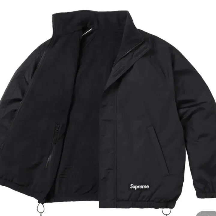 [BUNJANG] Supreme 25 FW 19Week Polartec Reversible Track Jacket Black M / 슈프림 25 FW 19Week 폴라텍 리버시블 트랙 자켓 블랙 M