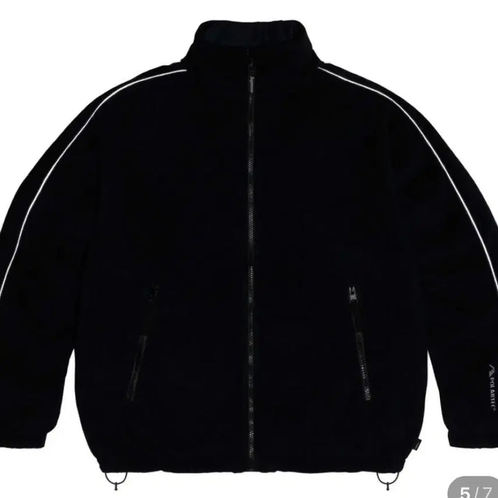 [BUNJANG] Supreme 25 FW 19Week Polartec Reversible Track Jacket Black M / 슈프림 25 FW 19Week 폴라텍 리버시블 트랙 자켓 블랙 M