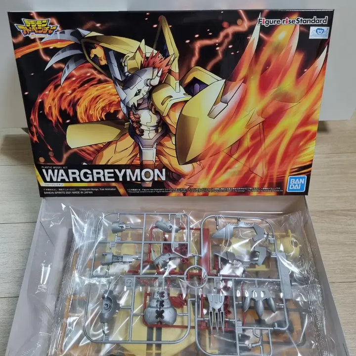 [BUNJANG] Figure-rise Standard Amplified Paw-dramon &amp; WarGreymon Model Kit Set / 피규어라이즈 파워드라몬 워그레이몬 디지몬
