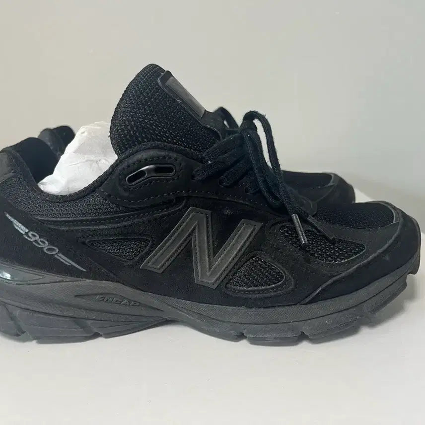 [BUNJANG] New Balance 990v4 Triple Black Sneakers / 뉴발란스 990v4 트리플블랙 255