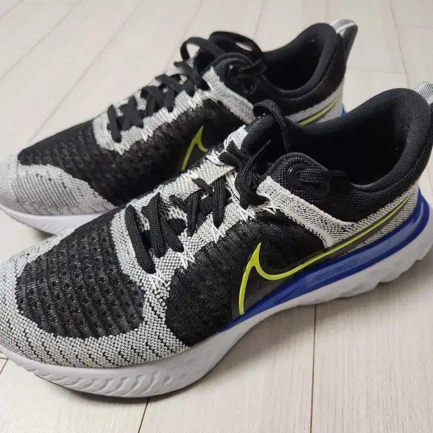 [BUNJANG] Nike React Infinity Run Flyknit 2 Cyber Racer Blue Running Shoes / 나이키 운동화 리액트 인피니티 런 플라이니트 2 사이버 레이서 블루 러닝