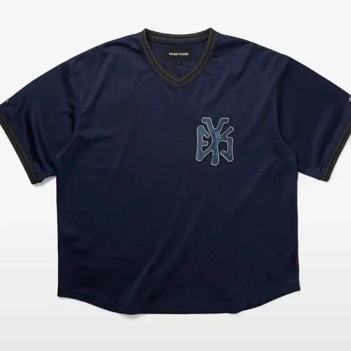 [BUNJANG] YESEYESEE Mesh Baseball T-Shirt Navy / 예스아이씨 메쉬 베이스볼 티