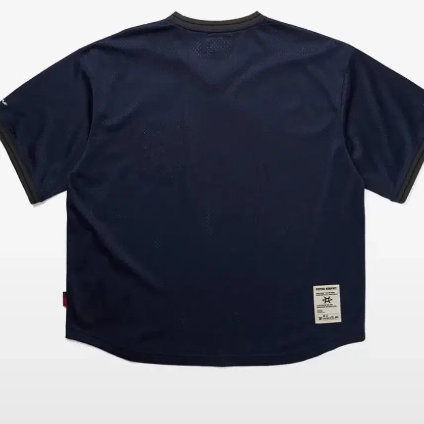 [BUNJANG] YESEYESEE Mesh Baseball T-Shirt Navy / 예스아이씨 메쉬 베이스볼 티