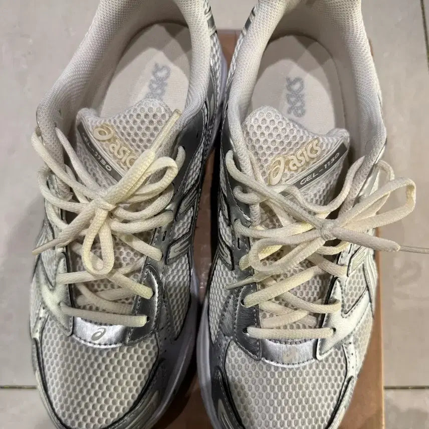 [BUNJANG] ASICS Gel-1130 Cream Pure Silver Shoes / 아식스 젤 1130 크림 퓨어 실버 275
