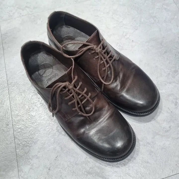 [BUNJANG] Yase Holy Horsehide Comfort Derby Brown Shoes / 야세 홀리 홀스하이드 컴포트 더비 브라운 (260)