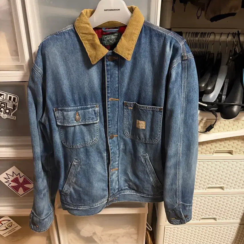 [BUNJANG] Polo Country Denim Jacket M / 폴로 컨트리 데님 자켓 m