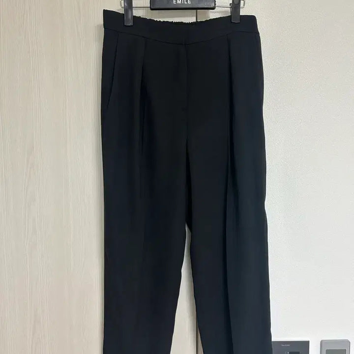 [BUNJANG] Lucky Chouette Black Slacks Pants / 럭키슈에뜨 블랙 슬랙스 팬츠