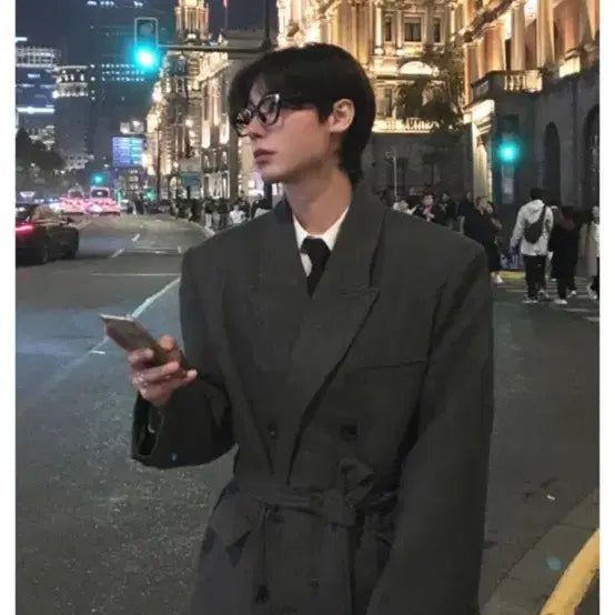 [BUNJANG] Sandre CSL Robe Coat / 상드르 csl로브코트 블랭