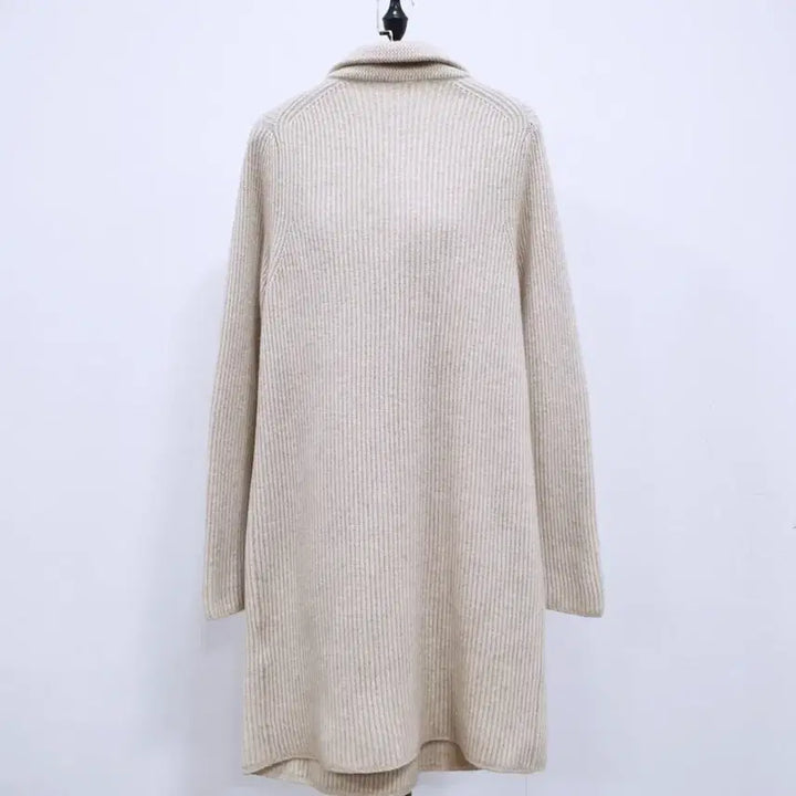 [BUNJANG] Mongolia Premium Cashmere Double Long Cardigan / 프리미엄 몽골리아 캐시미어100% 더블 롱 가디건
