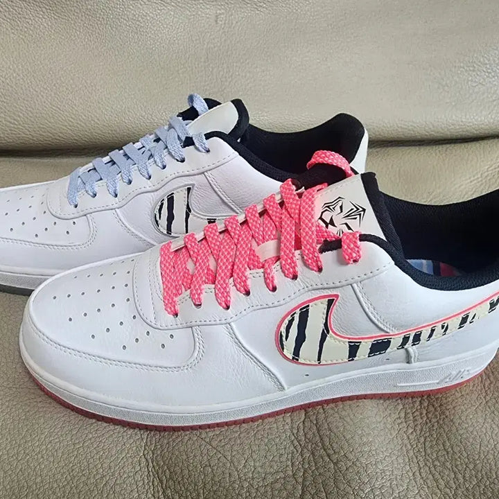 [BUNJANG] Nike Air Force 1 Zebra Swoosh / (280)나이키 에어포스1 지브라스우시
