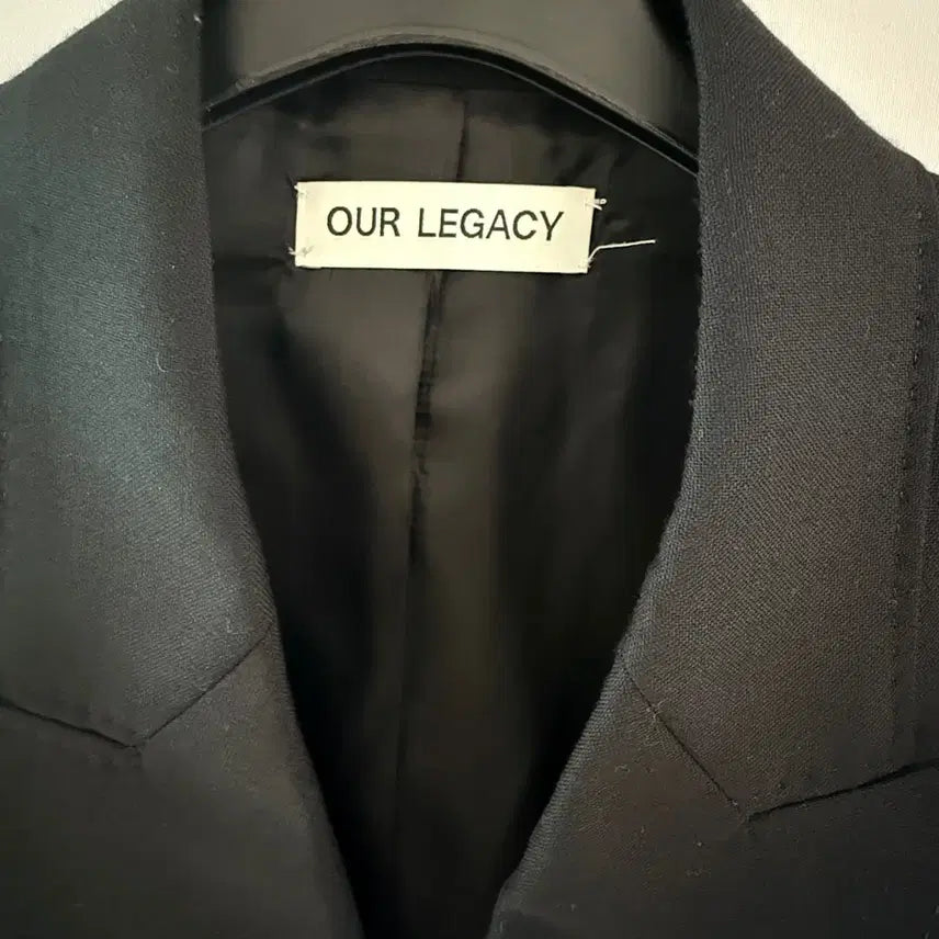 [BUNJANG] Our Legacy Unconstructed DB Blazer Panama Wool Black / 아워레가시 언컨스트럭티드 DB 블레이저 파나마울 블랙 50 사이즈 판매