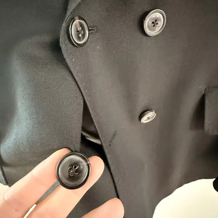 [BUNJANG] Our Legacy Unconstructed DB Blazer Panama Wool Black / 아워레가시 언컨스트럭티드 DB 블레이저 파나마울 블랙 50 사이즈 판매