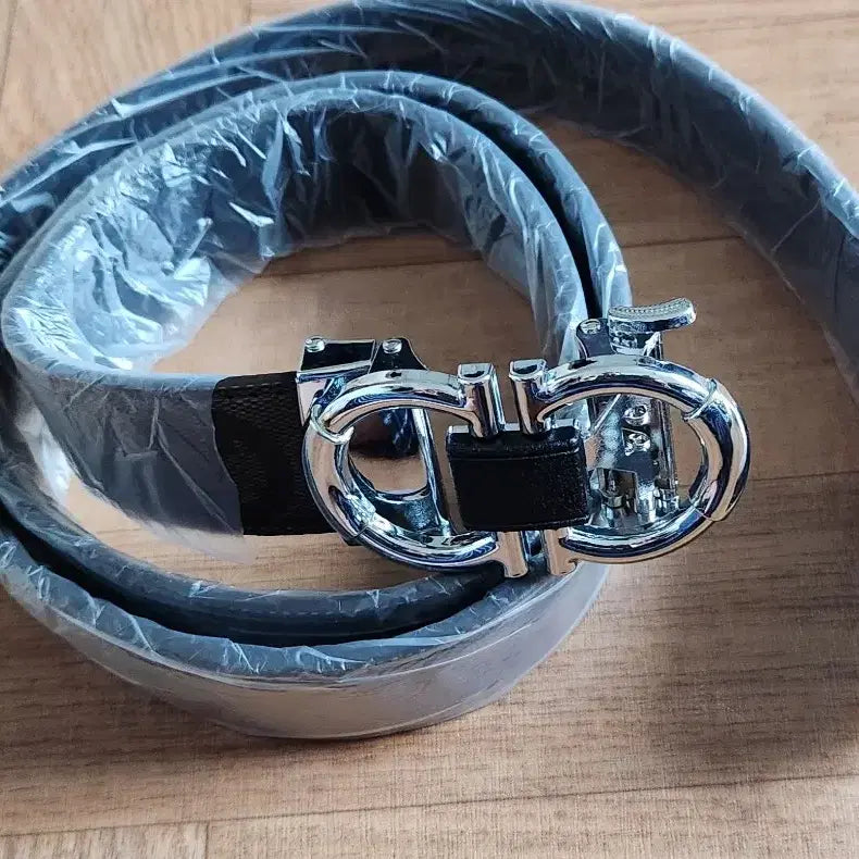 [BUNJANG] Unisex Premium Belt Silver Buckle Unique Pattern / 남여공용고급밸트