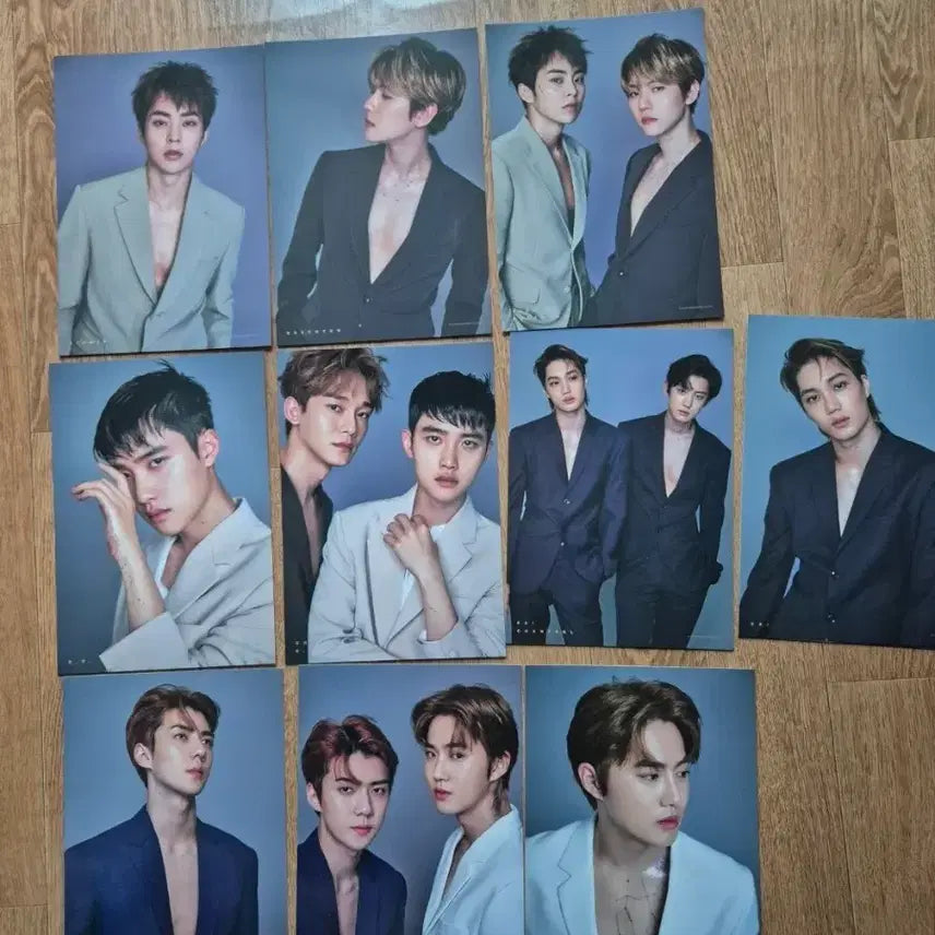 [BUNJANG] EXO Group Photocard Set / 엑소 포카 10장 사이즈중간