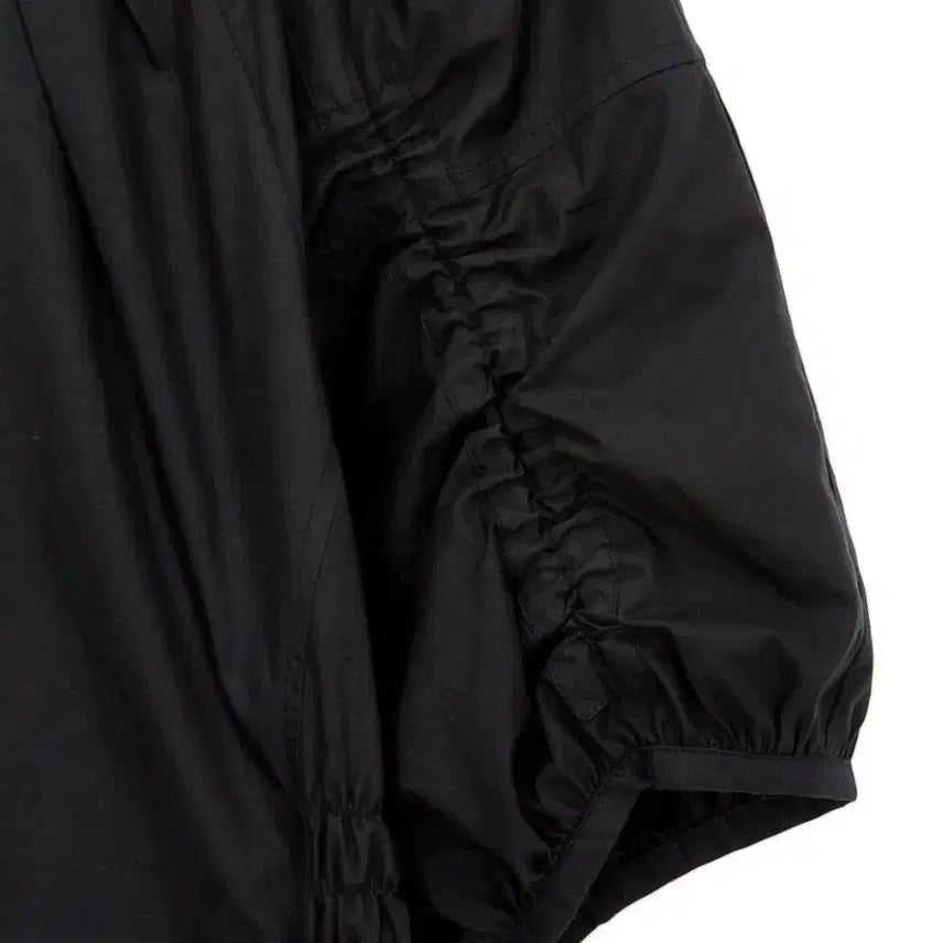 [BUNJANG] G-Cut Cotton Shirred Sleeve Dress / 지컷 코튼 원피스